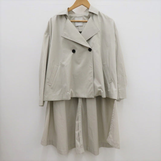CLANE | クラネ BACK LONG FLARE COAT その他アウター グレー サイズ：1【瀬戸大橋店】