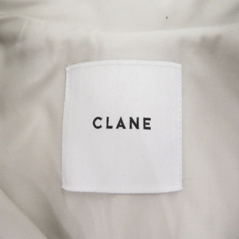 CLANE | クラネ BACK LONG FLARE COAT その他アウター グレー サイズ：1【瀬戸大橋店】