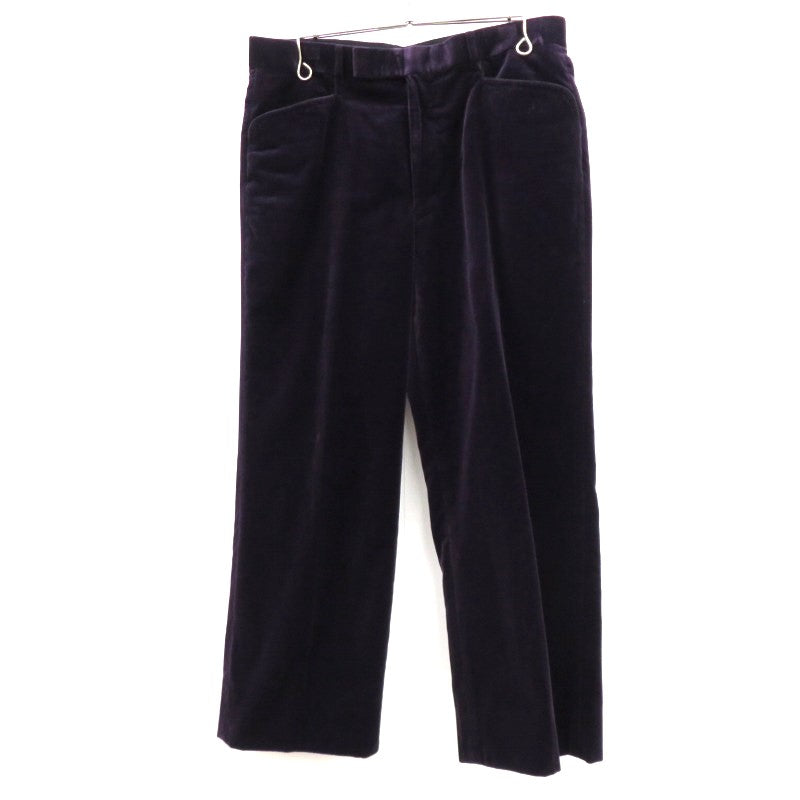 LITTLEBIG　Velvet Trousers パンツ LB203-PT03 パープル サイズ：46【瀬戸大橋店】