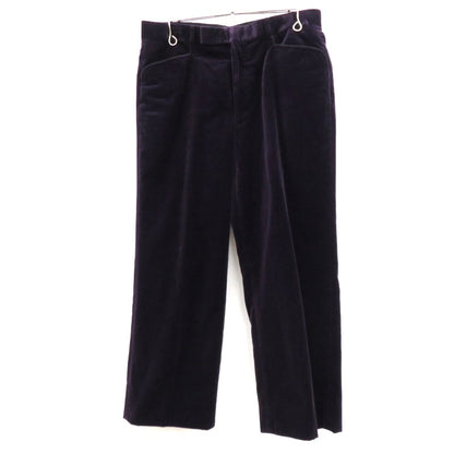 LITTLEBIG　Velvet Trousers パンツ LB203-PT03 パープル サイズ：46【瀬戸大橋店】