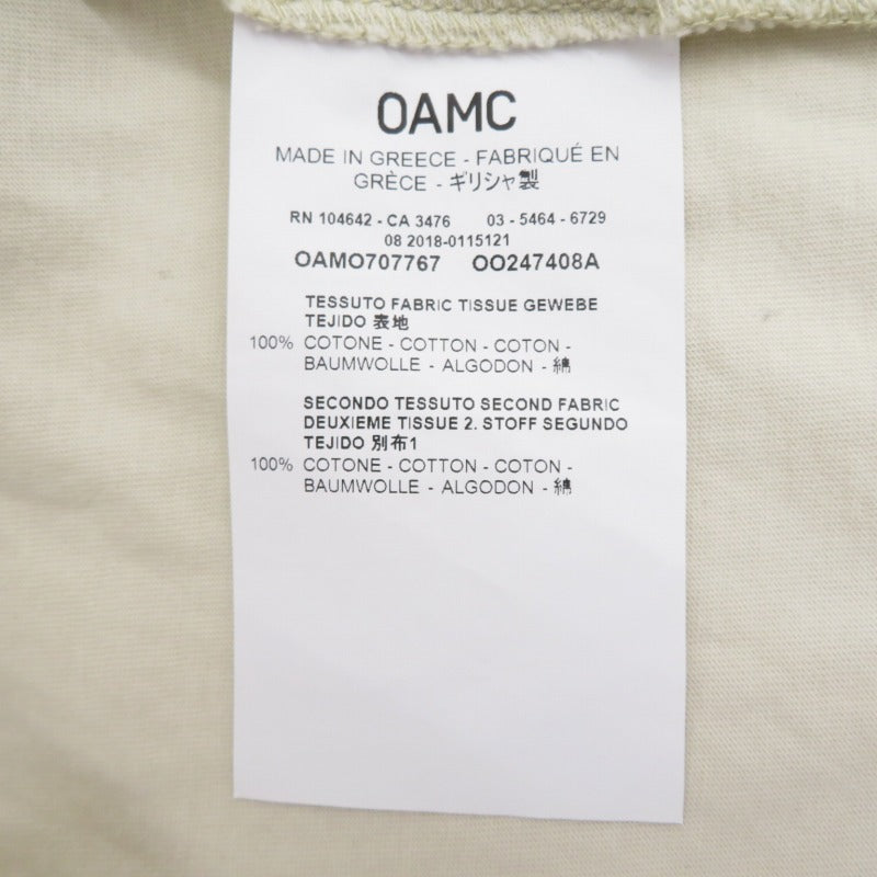 OAMC | オーエーエムシー 半袖Ｔシャツ ベージュ サイズ：S【瀬戸大橋店】