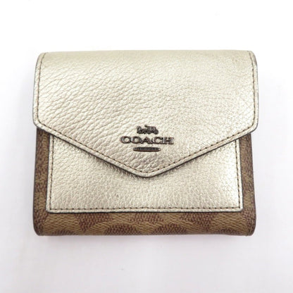 COACH | コーチ 三つ折り財布 ブラウン【瀬戸大橋店】