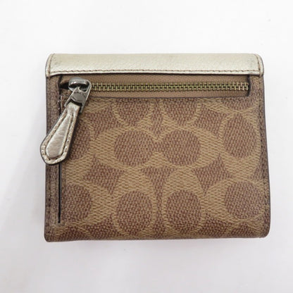 COACH | コーチ 三つ折り財布 ブラウン【瀬戸大橋店】