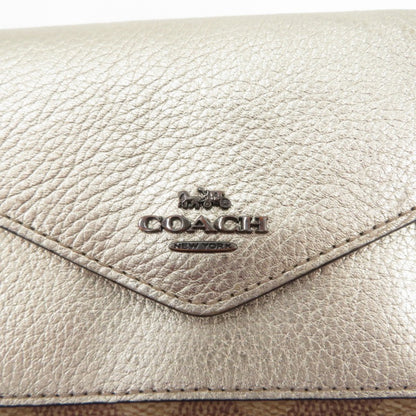 COACH | コーチ 三つ折り財布 ブラウン【瀬戸大橋店】