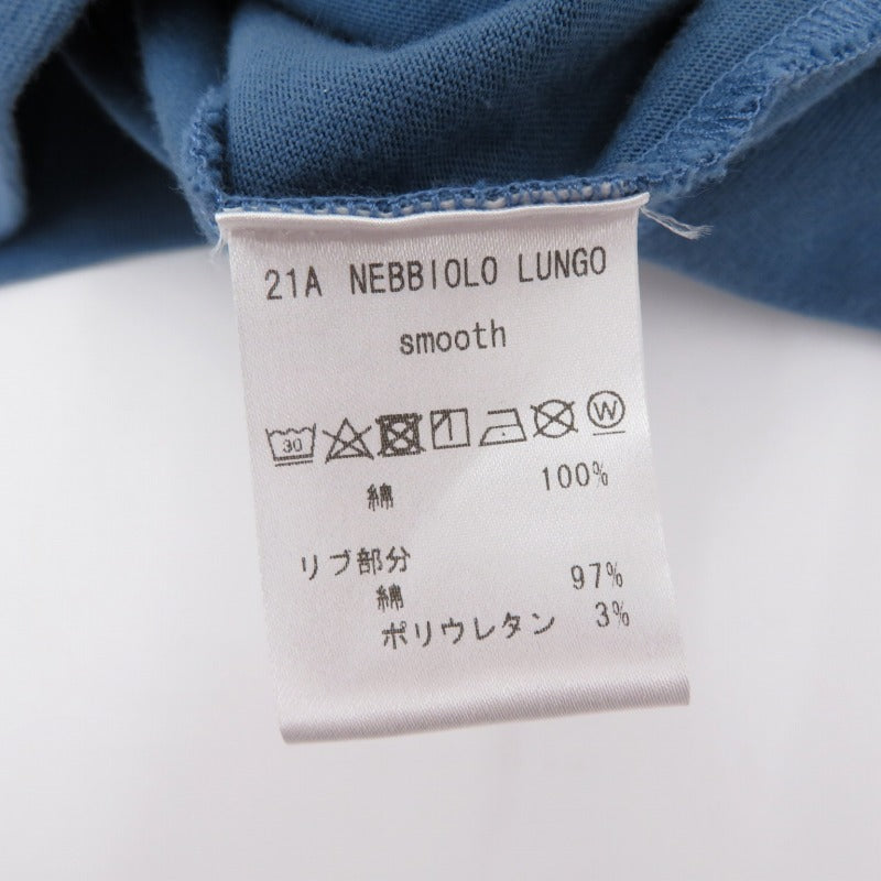 ANTICIPO/クルーネックロングスリーブ 長袖Ｔシャツ LB-6A-79405 ネイビー サイズ：42【瀬戸大橋店】