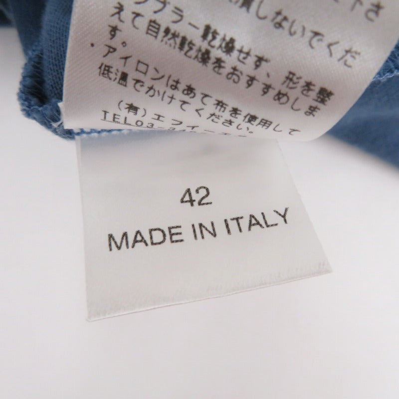 ANTICIPO/クルーネックロングスリーブ 長袖Ｔシャツ LB-6A-79405 ネイビー サイズ：42【瀬戸大橋店】