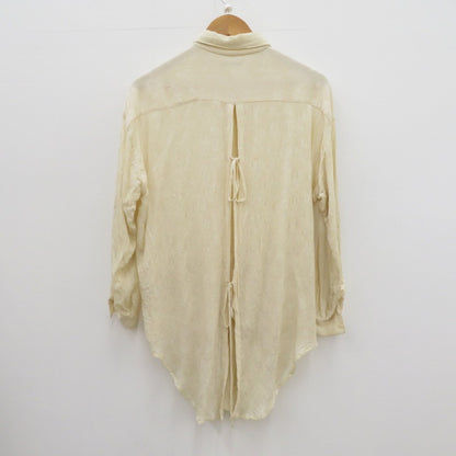 Big Pocket Back Open Shirt ブラウス 2023/02/01 0:00:00 ベージュ【瀬戸大橋店】