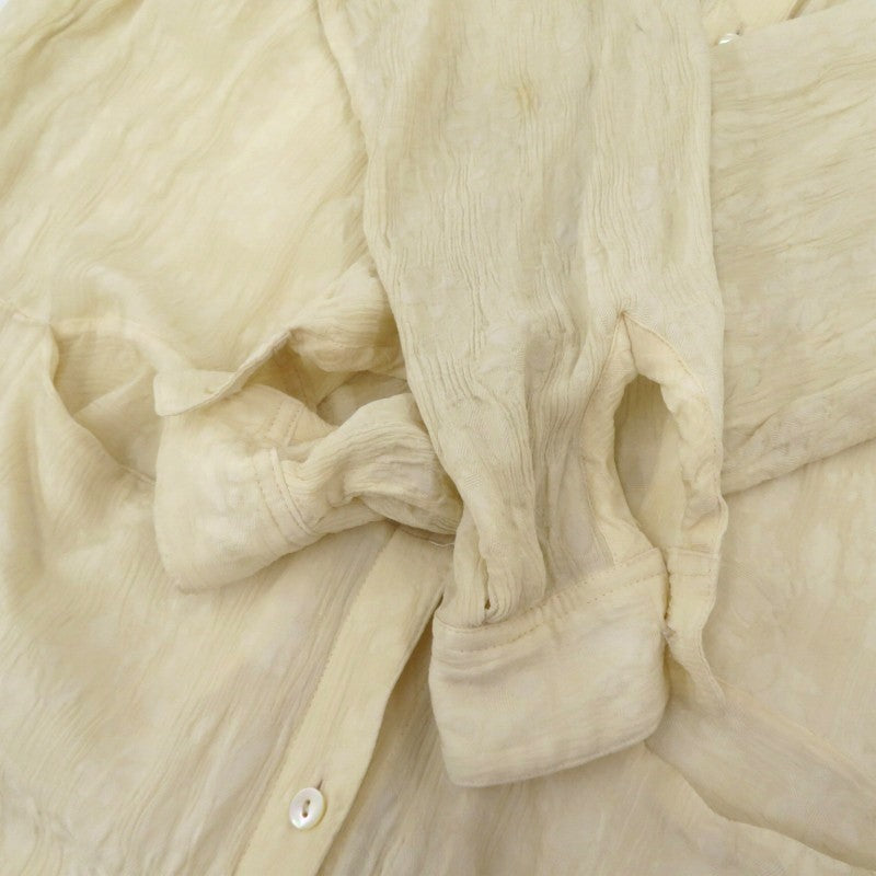 Big Pocket Back Open Shirt ブラウス 2023/02/01 0:00:00 ベージュ【瀬戸大橋店】