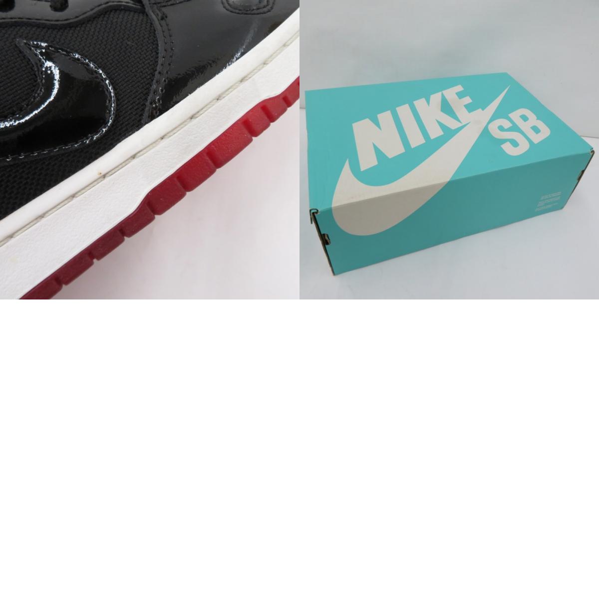 NIKE SB | ナイキエスビー Dunk High "Bred" スニーカー AJ7730-001 ダンクハイ ブラック 27cm【瀬戸大橋店】
