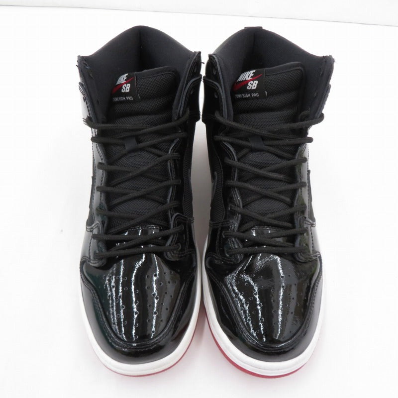 NIKE SB | ナイキエスビー Dunk High "Bred" スニーカー AJ7730-001 ダンクハイ ブラック 27cm【瀬戸大橋店】