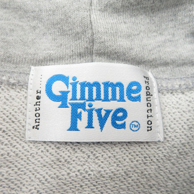 GIMME FIVE | ギミーファイブ パーカー グレー サイズ：XL【瀬戸大橋店】