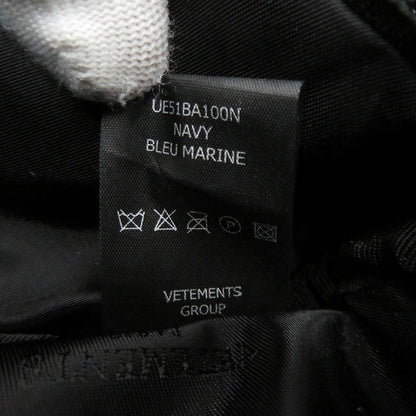 VETEMENTS | ヴェトモンベトモン Logo Haute Couture Fanny Pack ボディバッグ UE51BA100N ネイビー【瀬戸大橋店】