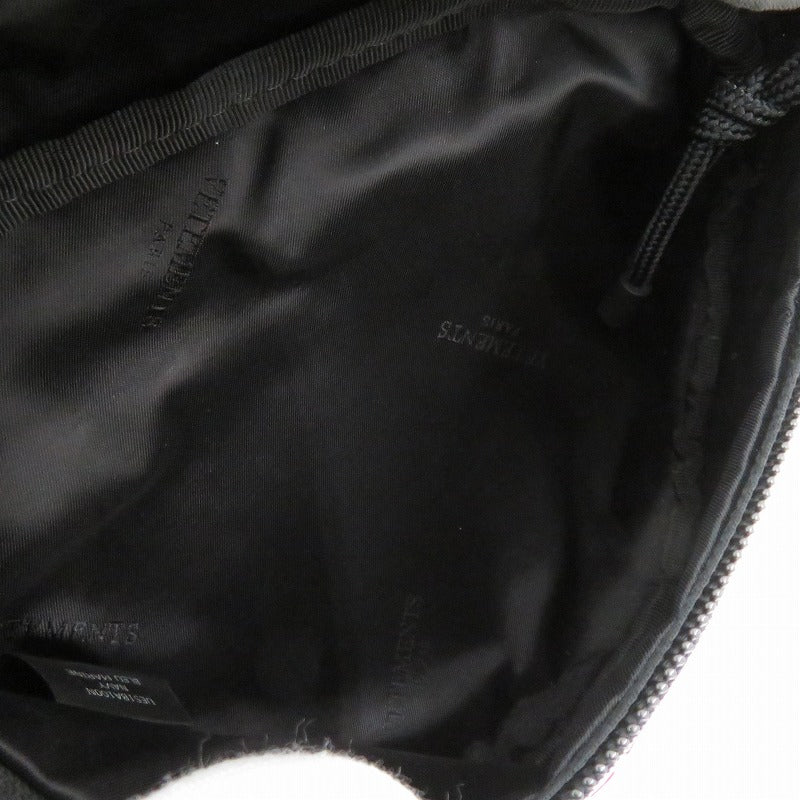 VETEMENTS | ヴェトモンベトモン Logo Haute Couture Fanny Pack ボディバッグ UE51BA100N ネイビー【瀬戸大橋店】