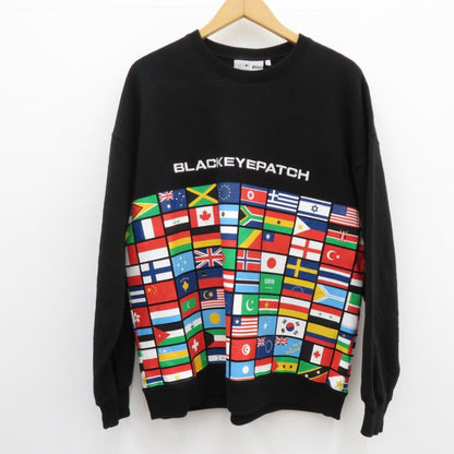 BlackEyePatch | ブラックアイパッチ スウェット ブラック サイズ：L【瀬戸大橋店】