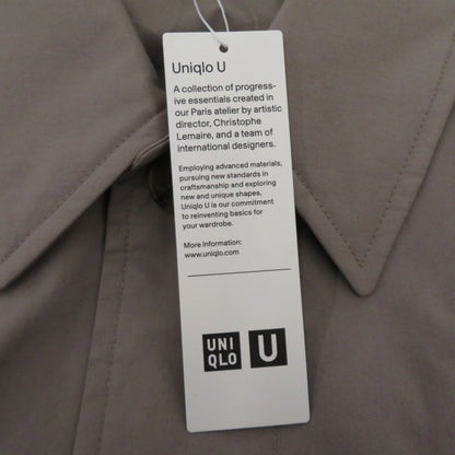 UNIQLO U | ユニクロユー ﾊﾟﾃﾞｯﾄﾞｽﾃﾝｶﾗｰｺｰﾄ その他アウター グレー サイズ：L【瀬戸大橋店】
