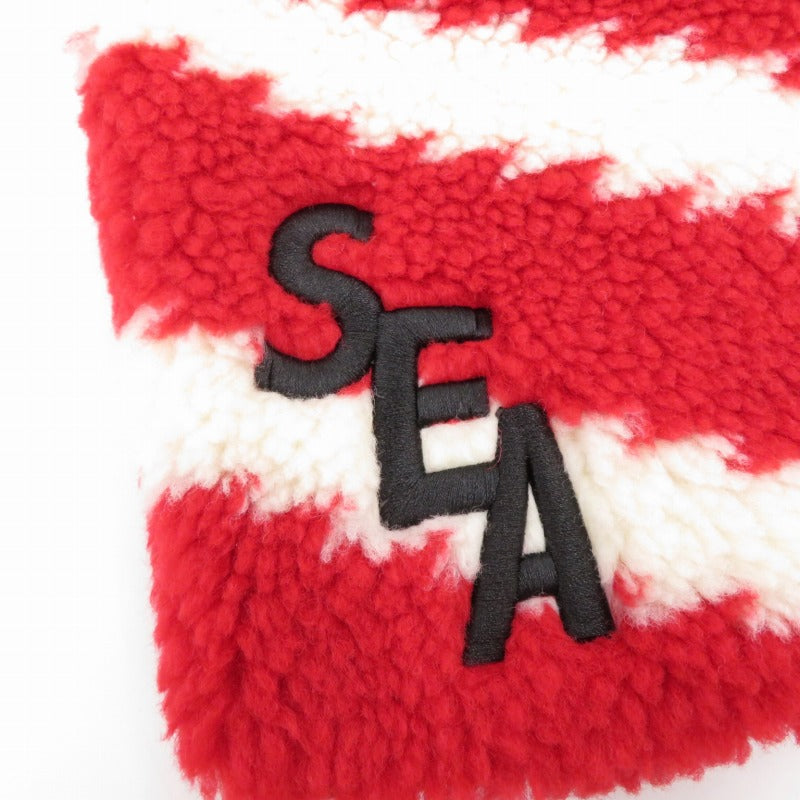 WIND AND SEA | ウィンダンシーウインダンシー NANGA x WDS BOA FLEECE MUFFLER マフラー wds-c-nga-23-q2-03 レッド【瀬戸大橋店】
