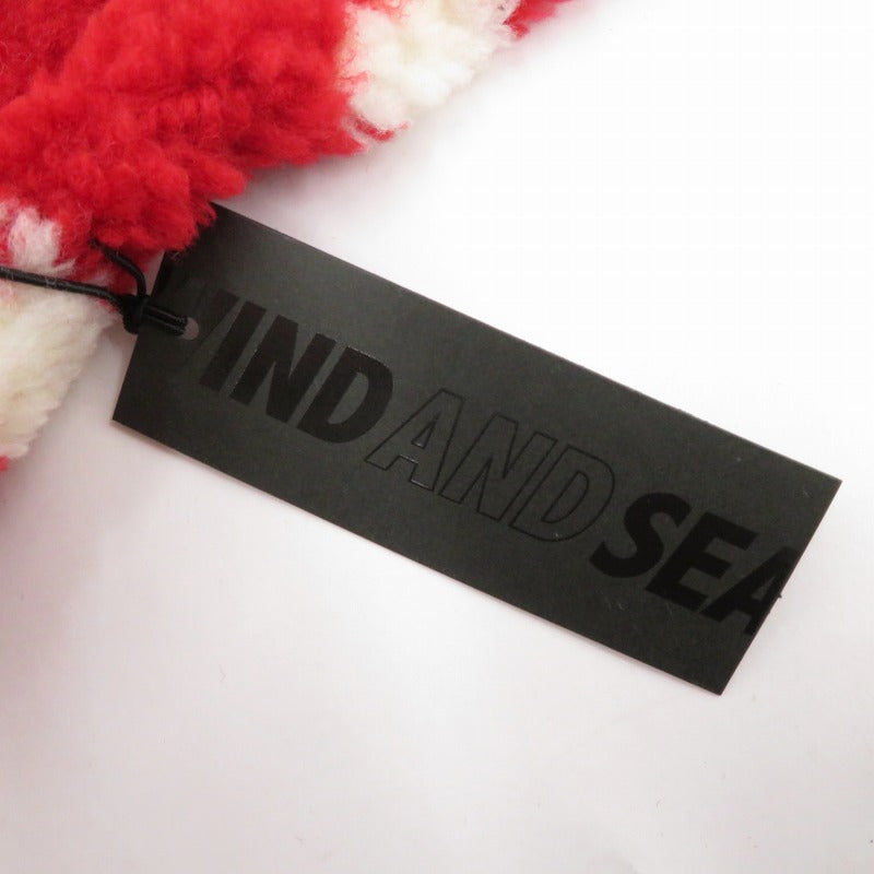 WIND AND SEA | ウィンダンシーウインダンシー NANGA x WDS BOA FLEECE MUFFLER マフラー wds-c-nga-23-q2-03 レッド【瀬戸大橋店】