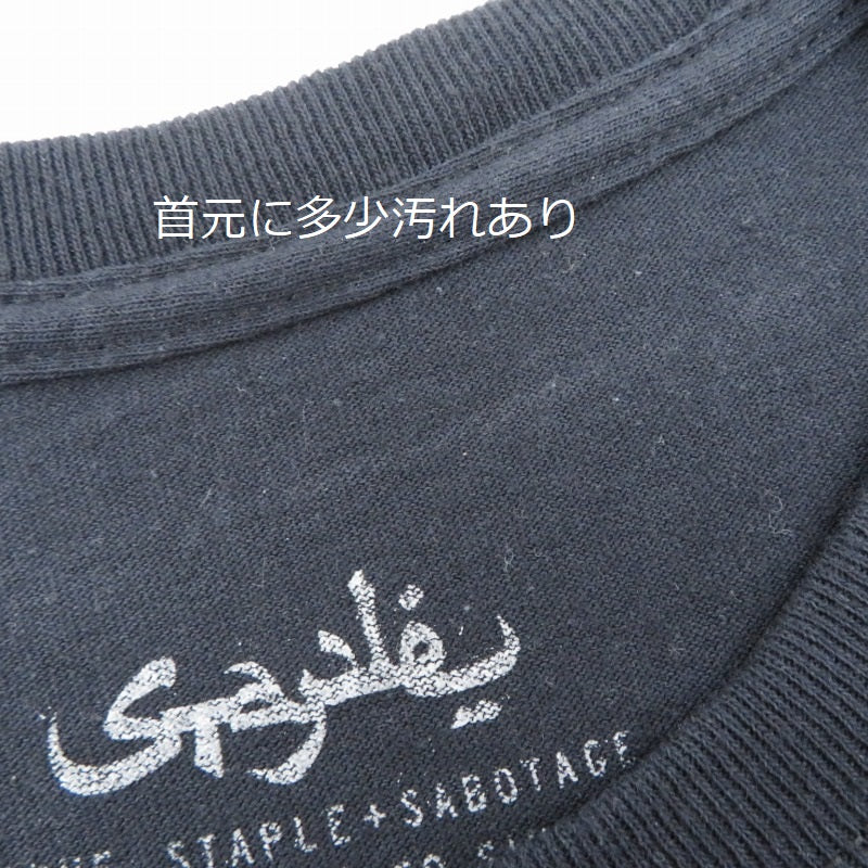 STAPLE | ステイプルステープル 半袖Ｔシャツ ブラック サイズ：L【瀬戸大橋店】