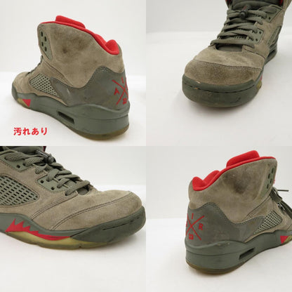NIKE | ナイキ AIR JORDAN 5 RETRO P51 CAMO スニーカー 136027-051 エアジョーダン5(ナイキ) グレー 25.5cm【瀬戸大橋店】