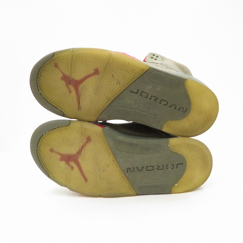 NIKE | ナイキ AIR JORDAN 5 RETRO P51 CAMO スニーカー 136027-051 エアジョーダン5(ナイキ) グレー 25.5cm【瀬戸大橋店】