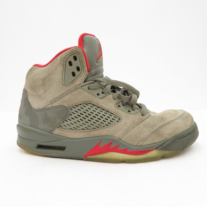 NIKE | ナイキ AIR JORDAN 5 RETRO P51 CAMO スニーカー 136027-051 エアジョーダン5(ナイキ) グレー 25.5cm【瀬戸大橋店】