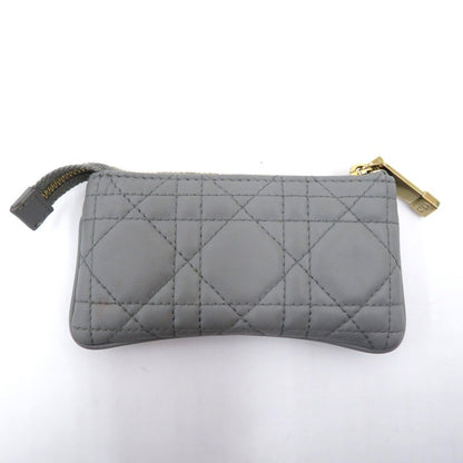 Dior | ディオール レディ ディオール ジップ コインケース コインケース グレー【瀬戸大橋店】