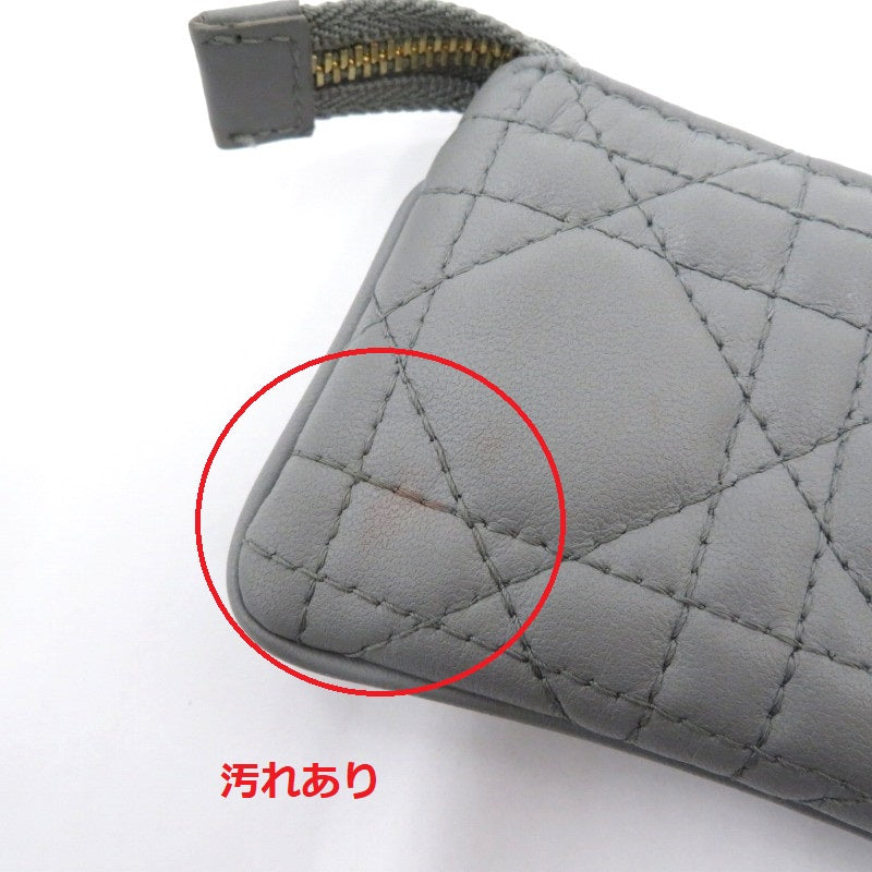 Dior | ディオール レディ ディオール ジップ コインケース コインケース グレー【瀬戸大橋店】