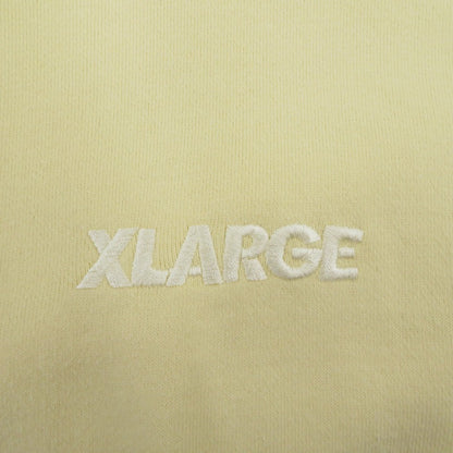 X-LARGE | エクストララージ EMBROIDERY STANDARD LOGO PULLOVER パーカー 01194202 イエロー サイズ：S【瀬戸大橋店】