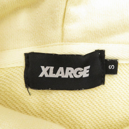 X-LARGE | エクストララージ EMBROIDERY STANDARD LOGO PULLOVER パーカー 01194202 イエロー サイズ：S【瀬戸大橋店】