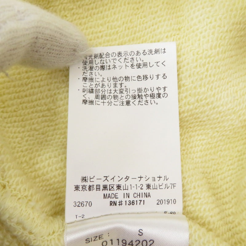X-LARGE | エクストララージ EMBROIDERY STANDARD LOGO PULLOVER パーカー 01194202 イエロー サイズ：S【瀬戸大橋店】