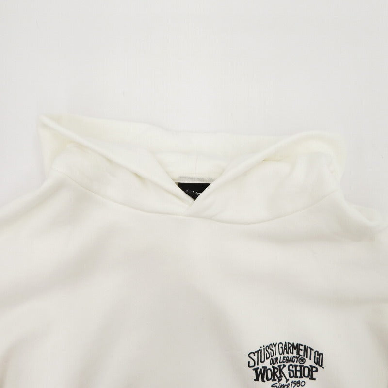 STUSSY | ステューシー ×OUR LEGACY　WORK SHOP SURFMAN パーカー ホワイト サイズ：M【瀬戸大橋店】