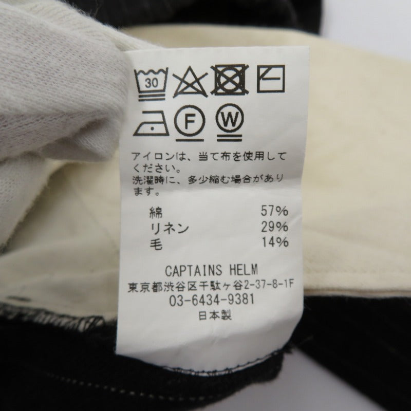 CAPTAINS HELM | キャプテンズヘルム STRIPE LINEN EASY PANTS パンツ グレー サイズ：S【瀬戸大橋店】