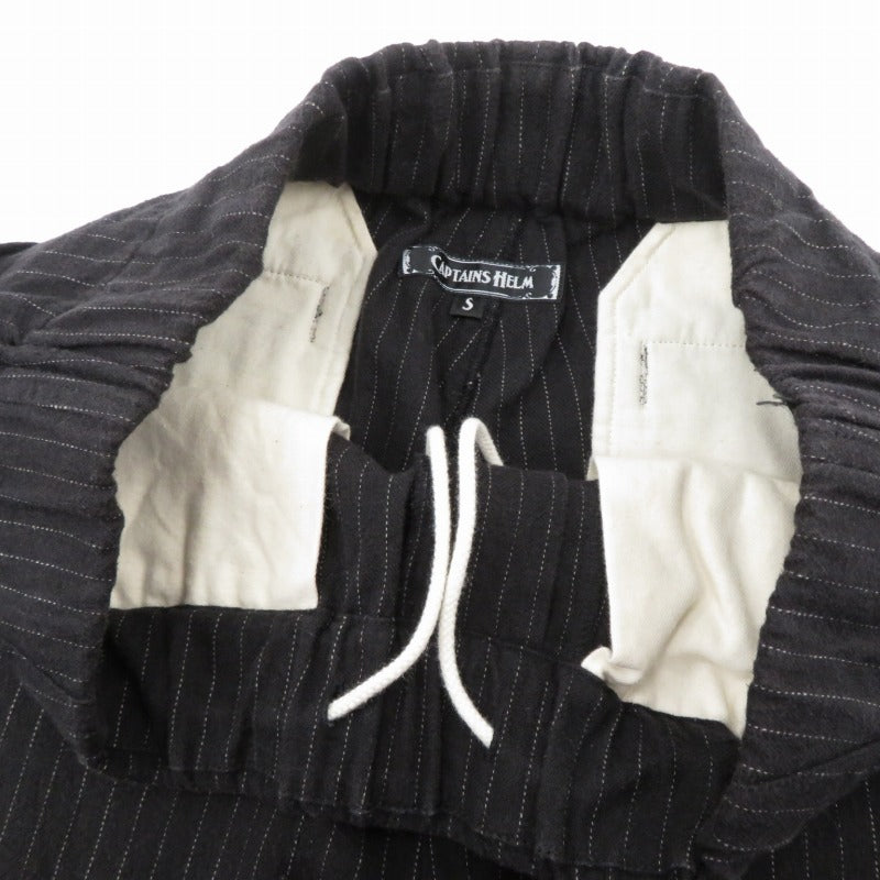 CAPTAINS HELM | キャプテンズヘルム STRIPE LINEN EASY PANTS パンツ グレー サイズ：S【瀬戸大橋店】