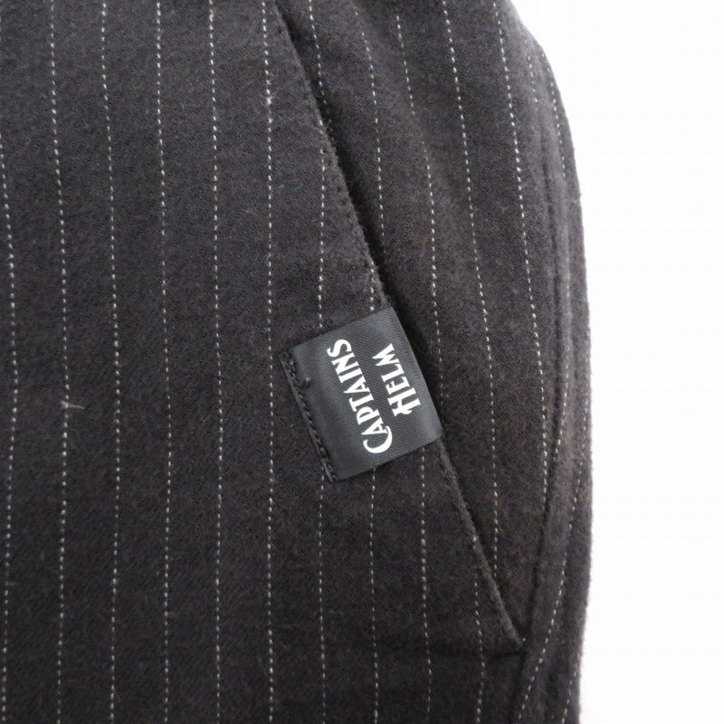 CAPTAINS HELM | キャプテンズヘルム STRIPE LINEN EASY PANTS パンツ グレー サイズ：S【瀬戸大橋店】