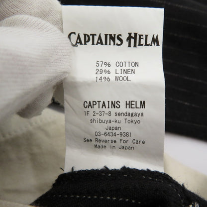 CAPTAINS HELM | キャプテンズヘルム STRIPE LINEN EASY PANTS パンツ グレー サイズ：S【瀬戸大橋店】