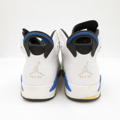 NIKE | ナイキ Air Jordan 6 Retro "Sport Blue" (2014) スニーカー 384664-107 エアジョーダン6(ナイキ) ホワイト 28cm【瀬戸大橋店】