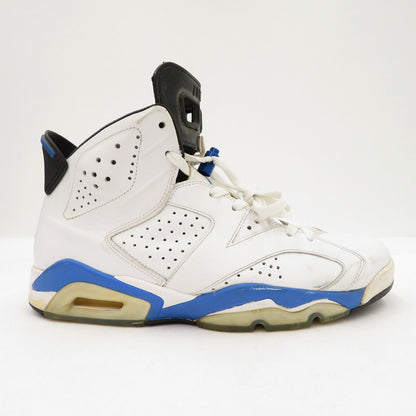 NIKE | ナイキ Air Jordan 6 Retro "Sport Blue" (2014) スニーカー 384664-107 エアジョーダン6(ナイキ) ホワイト 28cm【瀬戸大橋店】
