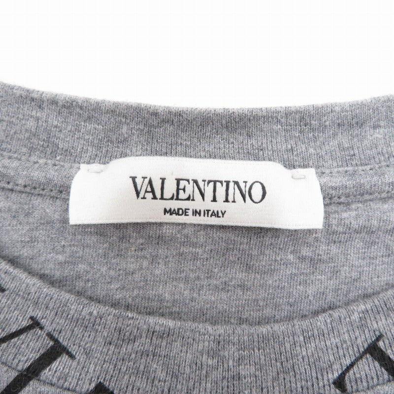 Valentino Garavani | ヴァレンティノ・ガラヴァーニ モノグラム 半袖Ｔシャツ グレー サイズ：S【瀬戸大橋店】