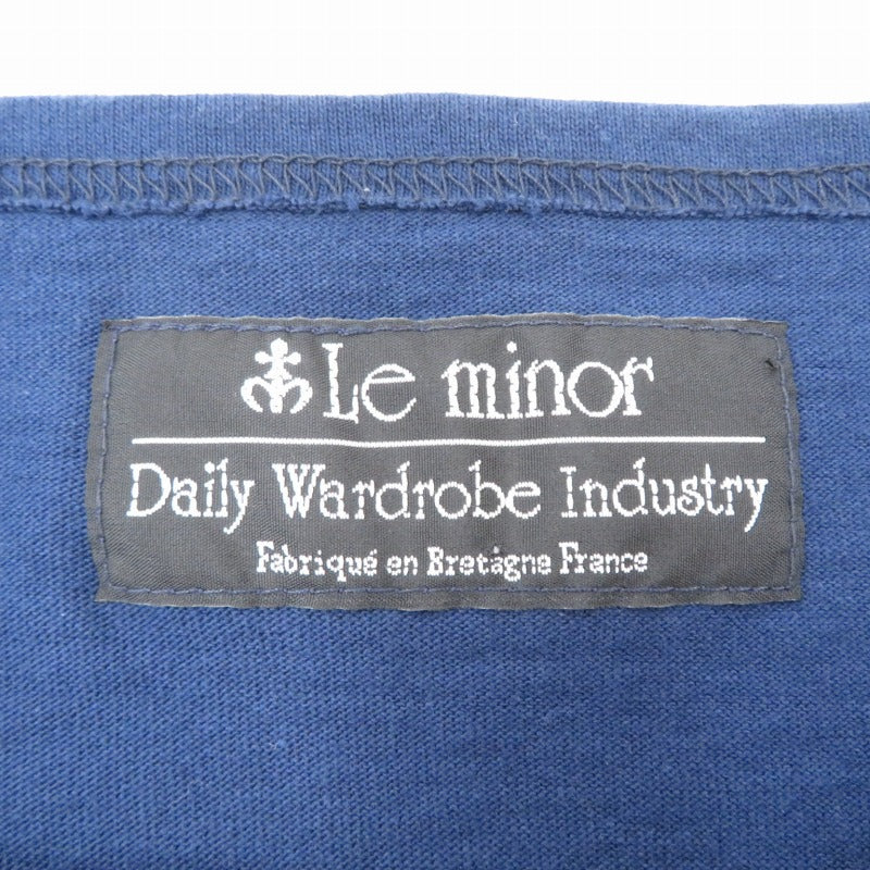 Le Minor | ルミノア 長袖Ｔシャツ ネイビー サイズ：L【瀬戸大橋店】