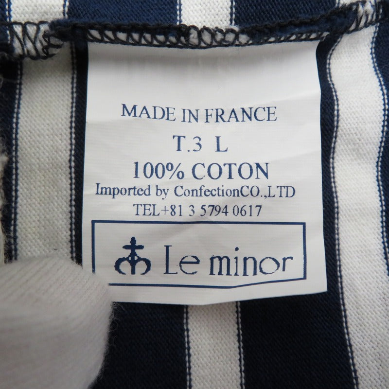 Le Minor | ルミノア 長袖Ｔシャツ ネイビー サイズ：L【瀬戸大橋店】