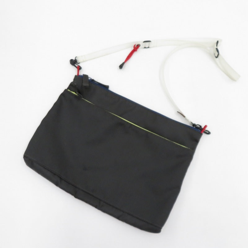 Graphpaper | グラフペーパー Nylon Twill Sacoche_Large その他バッグ GU231-90326C ブラック【瀬戸大橋店】