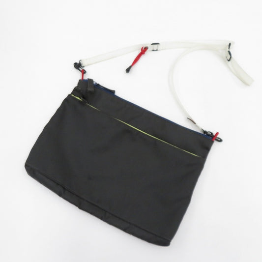 Graphpaper | グラフペーパー Nylon Twill Sacoche_Large その他バッグ GU231-90326C ブラック【瀬戸大橋店】