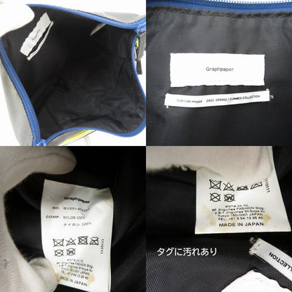 Graphpaper | グラフペーパー Nylon Twill Sacoche_Large その他バッグ GU231-90326C ブラック【瀬戸大橋店】