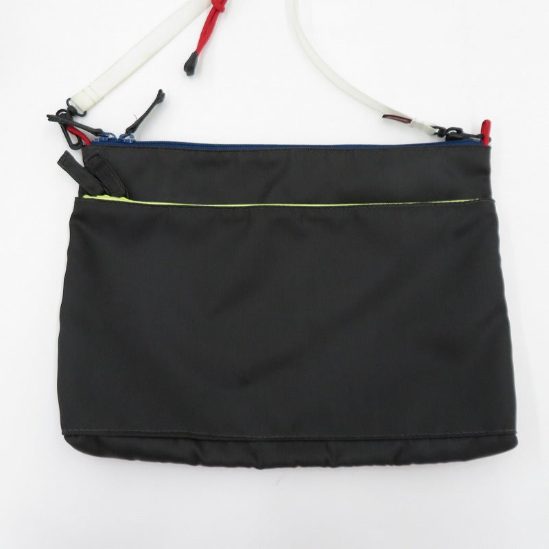 Graphpaper | グラフペーパー Nylon Twill Sacoche_Large その他バッグ GU231-90326C ブラック【瀬戸大橋店】
