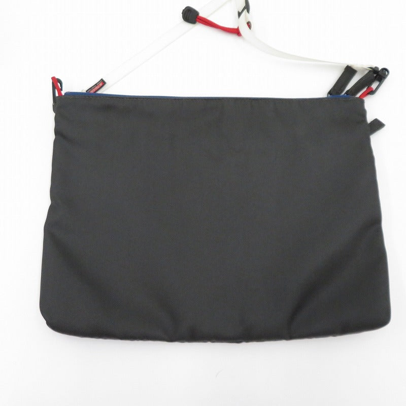 Graphpaper | グラフペーパー Nylon Twill Sacoche_Large その他バッグ GU231-90326C ブラック【瀬戸大橋店】