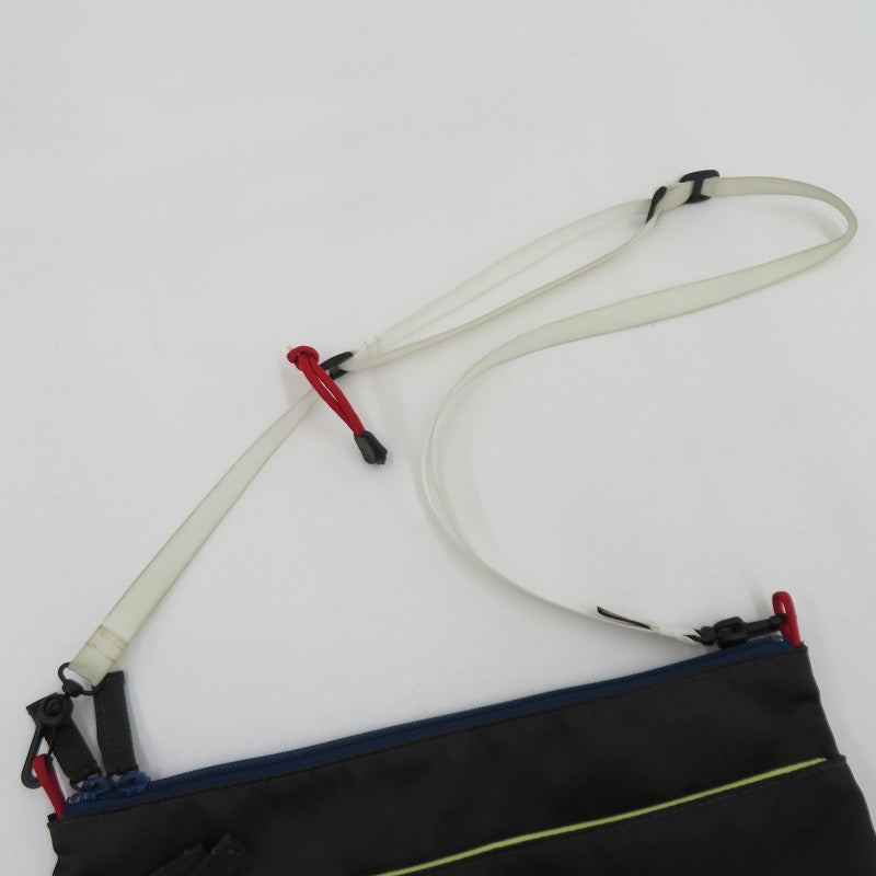 Graphpaper | グラフペーパー Nylon Twill Sacoche_Large その他バッグ GU231-90326C ブラック【瀬戸大橋店】