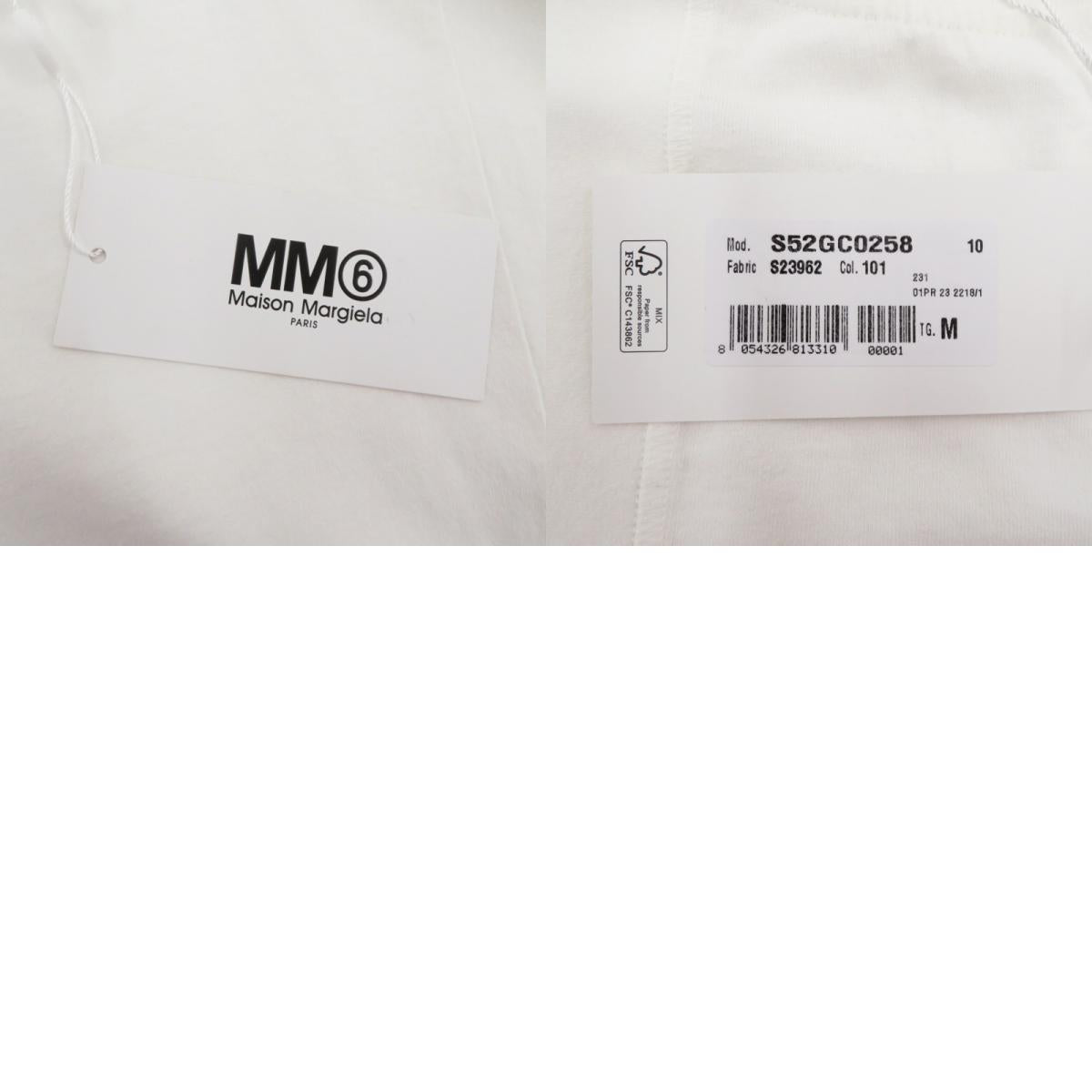 MM6(Maison Margiela) | エムエムシックスメゾンマルジェラ AMERICAN JERSEY T-SHIRT 半袖Ｔシャツ S52GC0258 ホワイト サイズ：M【瀬戸大橋店】