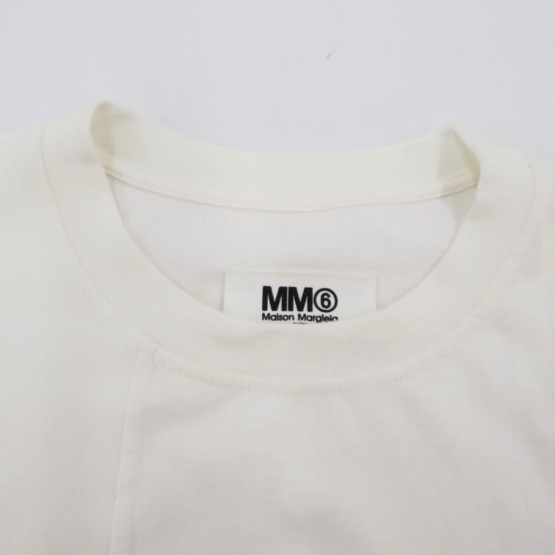 MM6(Maison Margiela) | エムエムシックスメゾンマルジェラ AMERICAN JERSEY T-SHIRT 半袖Ｔシャツ S52GC0258 ホワイト サイズ：M【瀬戸大橋店】