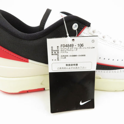NIKE | ナイキ WMNS AJ2 Retro Low "Black Satin" スニーカー FD4849-106 ホワイト【瀬戸大橋店】