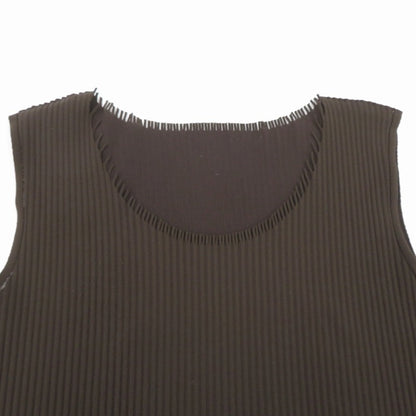 ISSEY MIYAKE | イッセイミヤケ タンクトップ PP04LT925 ブラウン サイズ：3【瀬戸大橋店】